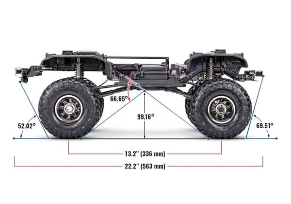 Traxxas TRX-4 Chevrolet K10 Röd 1/10 RTR