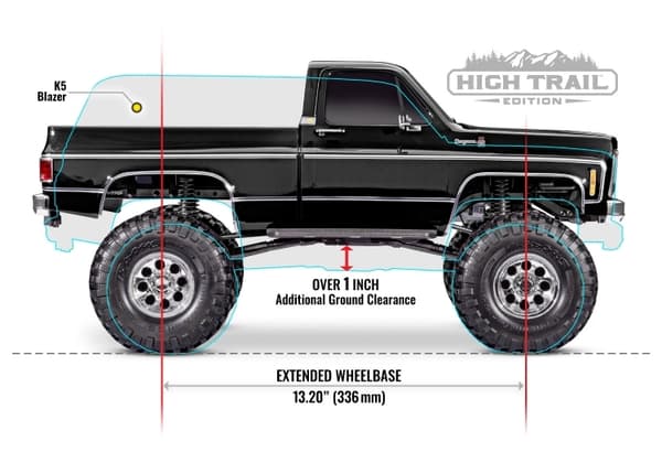 Traxxas TRX-4 Chevrolet K10 Röd 1/10 RTR