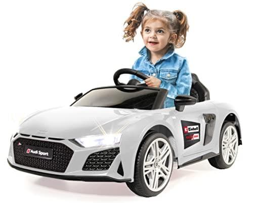 Jamara Ride-on Audi R8 Spyder 18V Einhell startsæt hvid (461805)