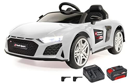 Jamara Ride-on Audi R8 Spyder 18V Einhell startsæt hvid (461805)