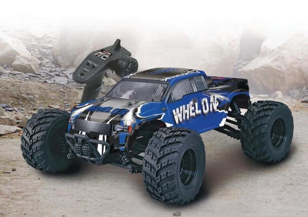 Jamara JAM-053355 R/c 4wd Whelon Rtr / 4-wd / Med kullager / Vattentät 2,4 Ghz Kontroll 1:12 Blå
