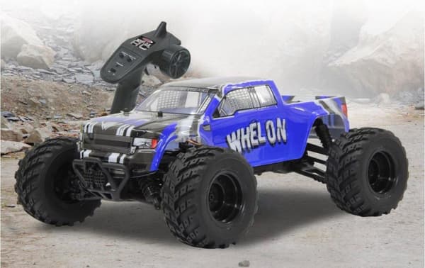 Jamara JAM-053355 R/c 4wd Whelon Rtr / 4-wd / Med kullager / Vattentät 2,4 Ghz Kontroll 1:12 Blå