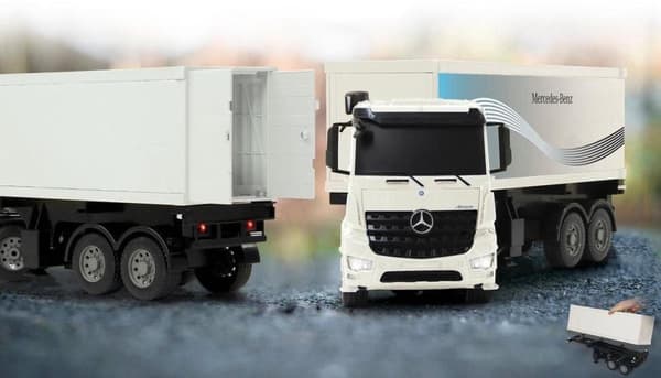 Jamara Konttiauto Rc Mercedes-Benz Arocs 2,4 Ghz Valkoinen 1:20