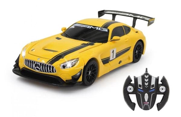 Mercedes AMG GT3 - RC - Racerbil - Transformer - 2.4GHz - 1:14 - Gul
