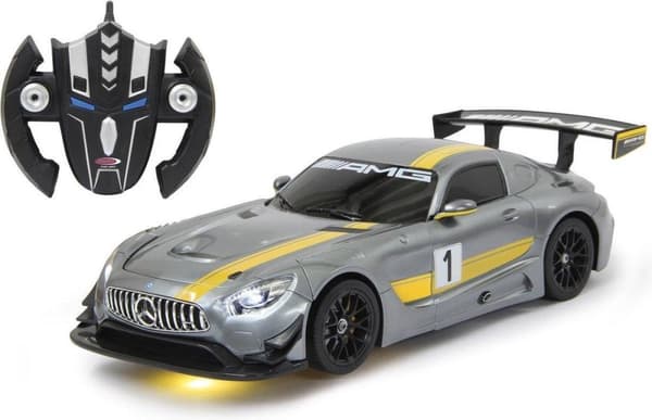 Mercedes AMG GT3 - RC - Racerbil - Transformator - 2.4GHz - 1:14 - Grå