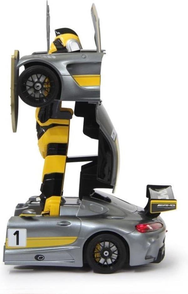 Mercedes AMG GT3 - RC - Racerbil - Transformator - 2.4GHz - 1:14 - Grå