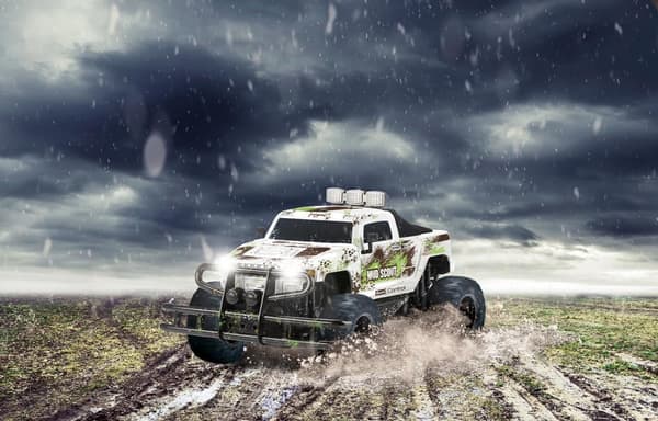 Revell Control 24643 New Mud Scout 1:10 RC indgangsmodel elektrisk monstertruck baghjulstræk (24643)