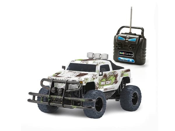 Revell Control 24643 Uusi Mud Scout 1:10 RC lähtötason malli sähköinen monsteriauto takaveto (24643)