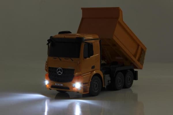 Jamara Dump Truck Rc Mercedes-Benz Arocs 2,4 Ghz Keltainen 1:26