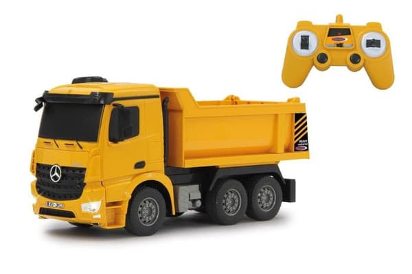 Jamara Dump Truck Rc Mercedes-Benz Arocs 2,4 Ghz Keltainen 1:26