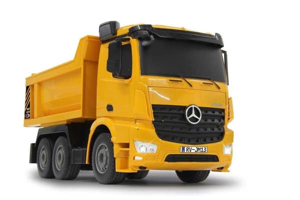 Jamara Dump Truck Rc Mercedes-Benz Arocs 2,4 Ghz Keltainen 1:26