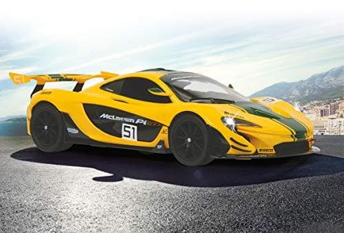 JAMARA 405092 - McLaren P1 GTR 1:14 2.4GHz - officielt licenseret, op til 1 times køretid ved 11 km/t, LED, perfekt gengivet detaljer, detaljeret inte