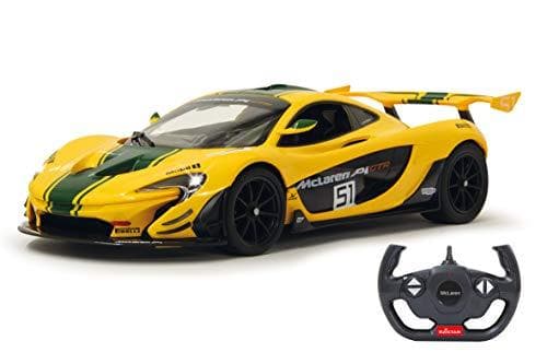 JAMARA 405092 - McLaren P1 GTR 1:14 2,4 GHz - virallisesti lisensoitu, jopa 1 tunnin ajoaika nopeudella 11 km/h, LED, täydellisesti toistetut yksityis
