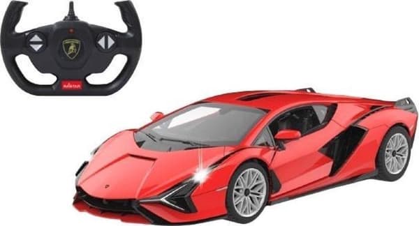 Jamara Rc Car Lamborghini Sián 35,5 cm 1:14 punainen 2-osainen