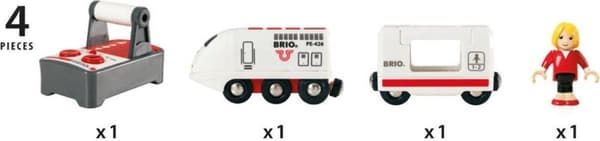 BRIO valkoinen RC-veturi kaukosäätimellä - 33510