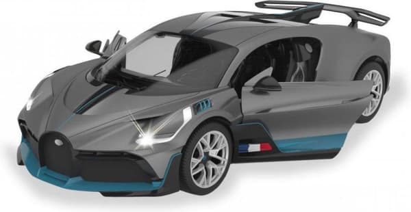 Jamara Rc Car Bugatti Divo 33 cm 1:14 harmaa 2-osainen