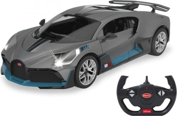 Jamara Rc Car Bugatti Divo 33 cm 1:14 harmaa 2-osainen