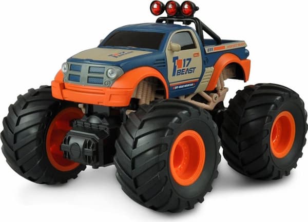 Amewi 22483 Orange, Blå Borstad 1:18 RC modellbil elektrisk Monstertruck bakhjulsdrift (2WD) RTR 2,4GHz