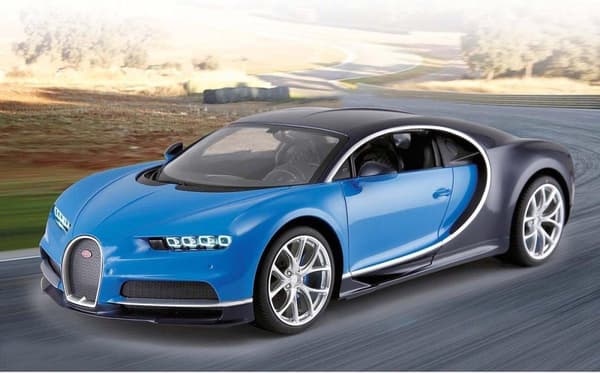 Rastar Rc Bugatti Chiron Boys 27 Mhz 1:14 Blå