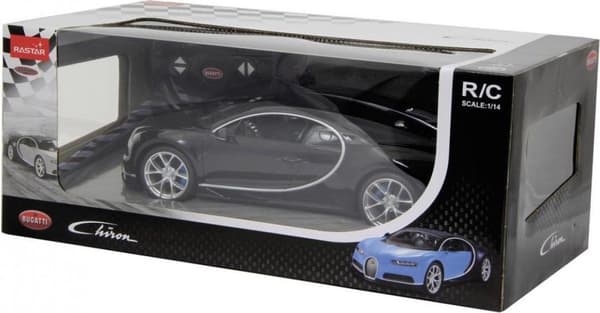 Rastar Rc Bugatti Chiron Boys 27 Mhz 1:14 musta