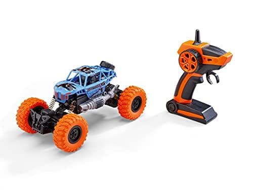 Revell Control 24594 RC Car Crawler Destroyer XS GHz Fjärrkontroll Frontbelysning 1:18 23,5 cm Fjärrkontroll Bil Blå