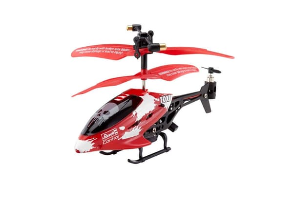Revell Control 23841 RC Helikopter RTF, fjärrstyrd helikopter för nybörjare, 3-CH IR-fjärrkontroll, lätt att flyga, elektrisk gyro, mycket stabil, USB
