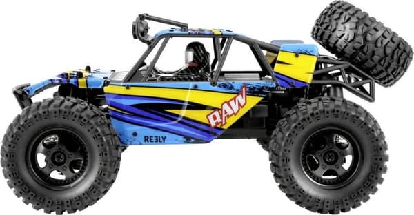 Reely RAW Orange Børstet 1:14 RC bil Elektrisk Monstertruck 4WD RTR 2,4 GHz Inkl. batteri og oplader