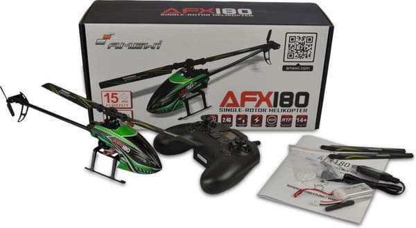 Amewi AFX180 Single-Rotor RC Helikopter för nybörjare RTF