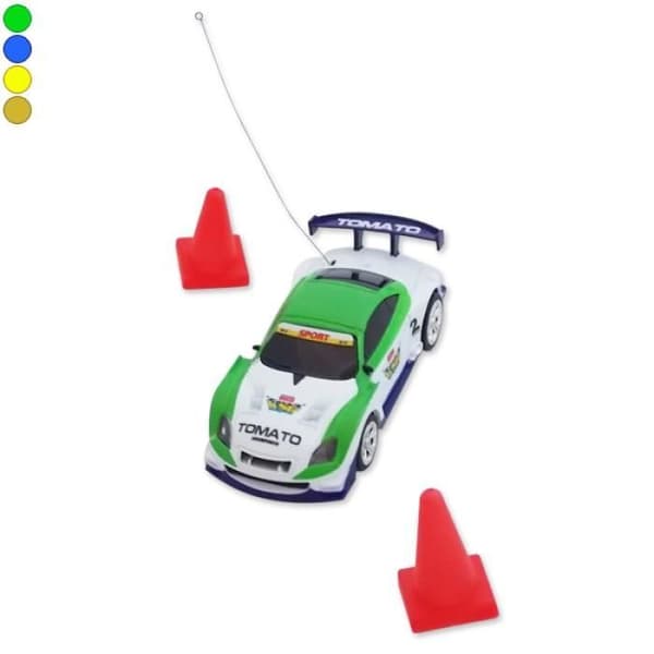 Mini fjärrstyrd bil röd RC radiostyrd burkförvaring * Bilmått: 75 x 35 x 25 mm * Material: metall och plast...