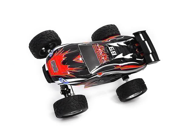 Land Monster 1:24 Radiostyrd Truggy 2.4G Röd