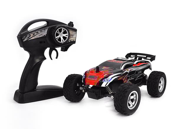 Land Monster 1:24 Radiostyrd Truggy 2.4G Röd