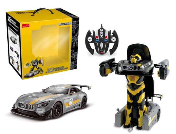 Mercedes-Benz AMG GT-3 Transform Robot Bil 2.4G 1:14