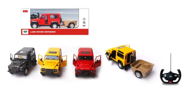 Land Rover Defender Radiostyrd Bil m/trailer 1:14