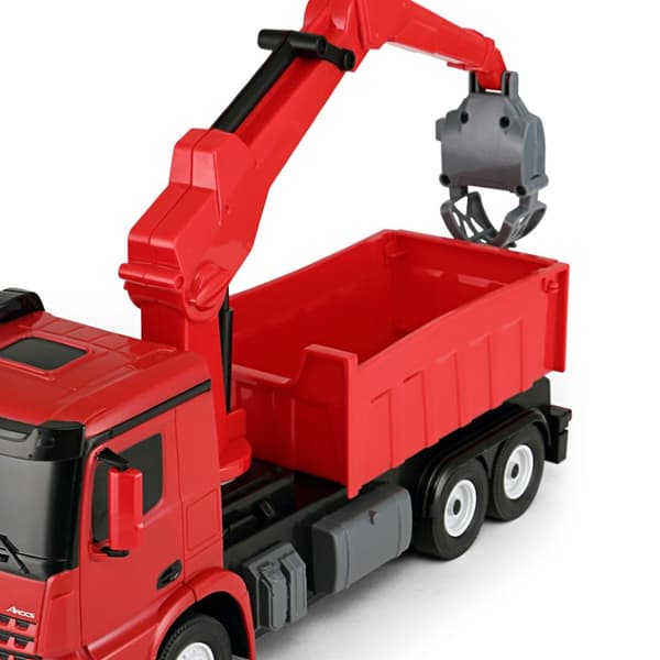 Mercedes-Benz Arocs Radiostyrd Lastbil med kran 2.4G
