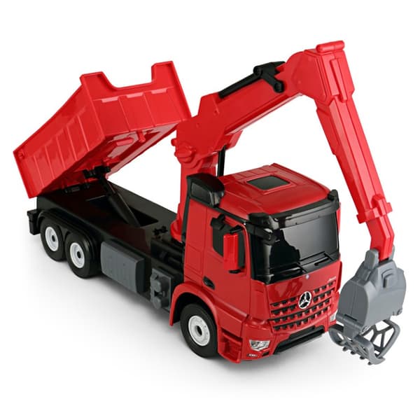 Mercedes-Benz Arocs Radiostyrd Lastbil med kran 2.4G