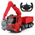 Miniatyrbild 1 av 5: Mercedes-Benz Arocs Radiostyrd Lastbil med kran 2.4G