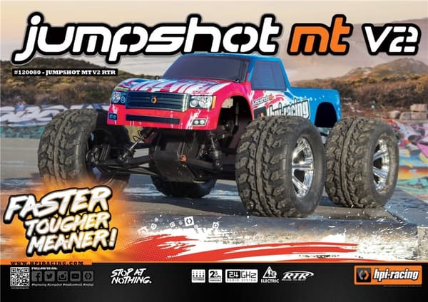 HPI Jumpshot MT V2 - Red/Blue