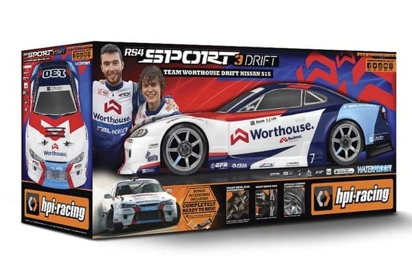 HPI Sport 3 Drift Worthouse James Dean Nissan S15