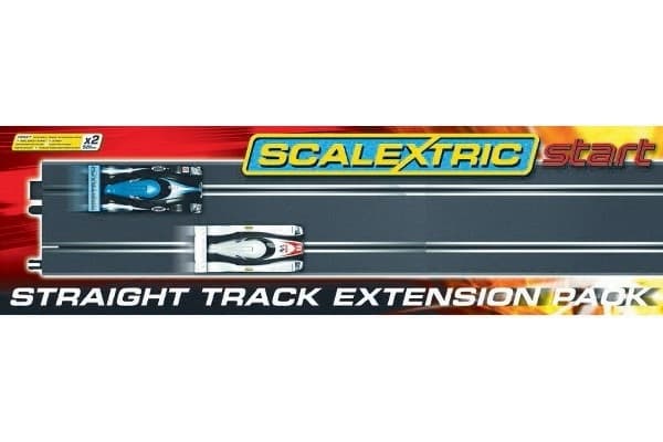 SCALEXTRIC 'START' track straight 2pcs