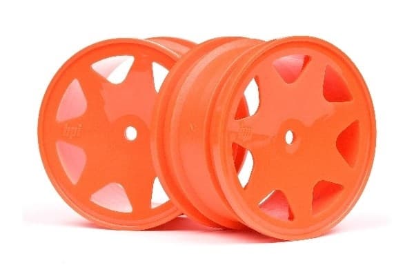 HPI Ultra 7 Wheels Orange 35Mm (2Pcs)