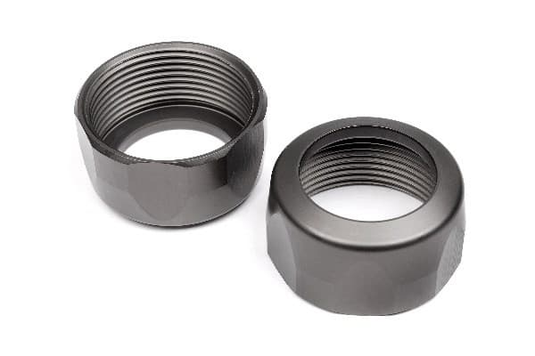 HPI Shock Cap 20X12Mm (Gunmetal (2/Pcs)
