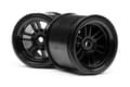 Miniatyrbillede 3 af 6: HPI Ft01 Wheel Set (Black/Front 2Pcs/Rear 2Pcs)