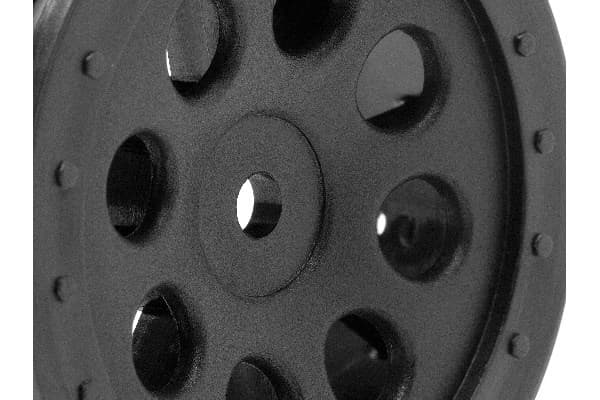 St-8 Wheel Black (0Mm Offset/2Pcs)