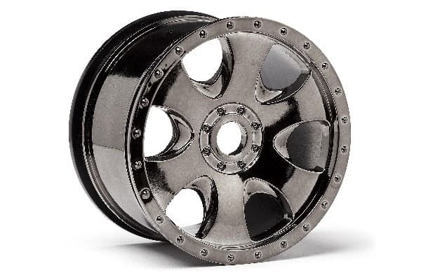 Warlock hjul svart krom (83X56Mm/2Pcs)