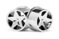 Pikkukuva 1 / 5: Q32 Super Star Wheel Set F/R Chrome18X10/18X14/ X4
