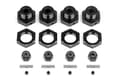 Miniatyrbillede 4 af 4: HPI Aluminum Wheel Hex Hub Set 17Mm (Black/4Pcs)