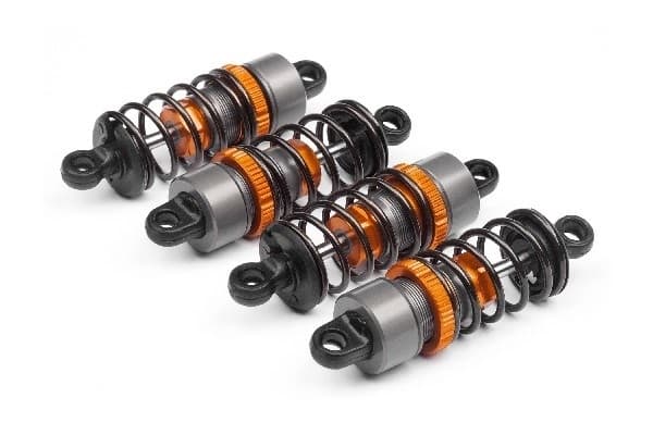 Støtdempersett i aluminium (4 stk.)