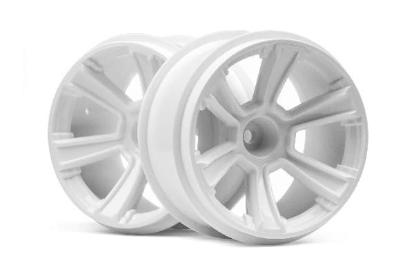 6-shot Mt Wheel (valkoinen/2kpl)