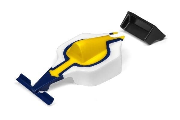 Formula Q32 karosseri og vingesett (blå)