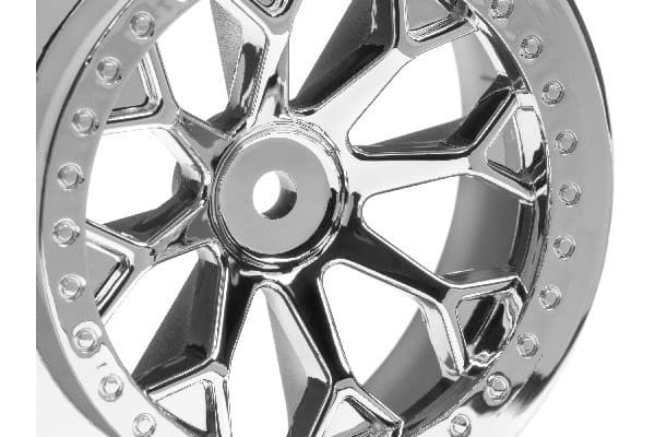 HPI 8-Shot Sc Wheel (Chrome/2Pcs)